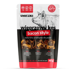 Uniszki Wieprzowy Kęs Naturalny Przysmak Dla Psa 40g