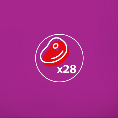 Whiskas Adult 85g Mokra Karma Pełnoporcjowa Dla Dorosłych Kotów Kawałki Z Wołowiną W Sosie