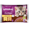 Whiskas Junior Saszetki 4x340g Drobiowe Frykasy Mokra Karma Dla Kociąt W Galaretce Kawałki Z Kurczakiem I Z Indykiem