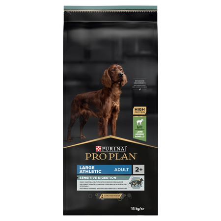 Purina Pro Plan Adult Large Athletic Sensitive Digestion 14kg Sucha Karma Dla Dorosłych Psów z Jagnięciną