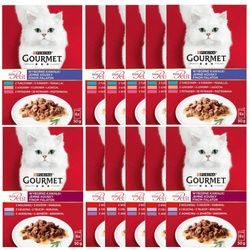 Purina Gourmet Mon Petit Mix Mięsnych Rybnych Smaków 72x50g Mokra Karma Dla Kota Wyborne Kawałki