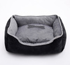Legowisko z poduszką dla psa, kota, pupila M 55*45*18 cm Czarno-szare