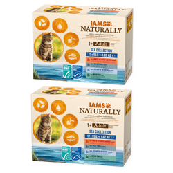 Iams Naturally Adult Sea Collection 24x85g Mokra Karma Dla Kota Rybne Smaki