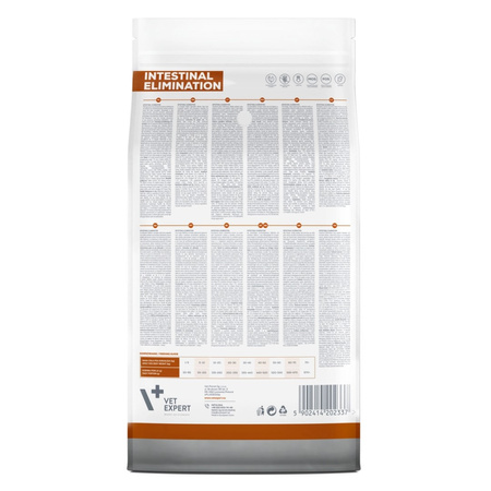 Vet Expert Intestinal Elimination 12kg Sucha Karma Weterynaryjna z Indykiem Dla Psów z Zaburzeniami Trawienia