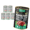 Super Rafi Cat 6x400g Bezzbożowa Mokra Karma Dla Kotów Sterylizowanych Z Gęsią I Wątróbką Z Indyka