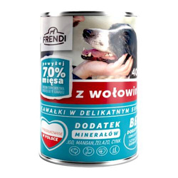 Frendi Mokra Karma Dla Psa 400g Kawałki W Sosie Z Wołowiną