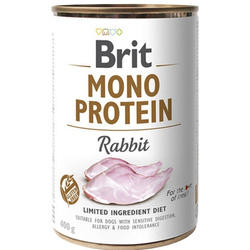 Brit Mono Protein 400g Mokra Karma dla Psów z Królika