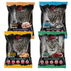 Alpha Spirit SNACKS 4x 50g Ryba Kurczak Indyk Kaczka - Przysmak w kostkach dla kotów, zestaw próbny 4 smaki