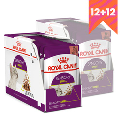 Royal Canin FHN Sensory Smell 24x85g Karma Mokra Kawałki W Sosie Dla Kotów Dorosłych Pobudzająca Wrażenia Węchowe 12+12 GRATIS