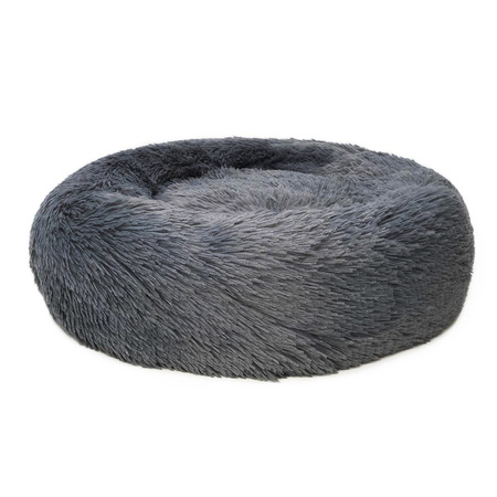 Pluszowe Legowisko Dla Psa I Kota L 70cm W Kolorze Ciemnoszarym