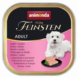 Animonda Vom Feinsten Mokra Karma Dla Psa 150g Z Indykiem I Szynką