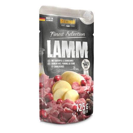 Belcando Finest Selection Mokra Karma Dla Psa Jagnięcina Ziemniaki Żurawina 125g