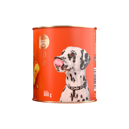 JOHN DOG Karma Mokra Dla Psa Pumpkin Line Dzik z Dynią Zestaw 6x800g