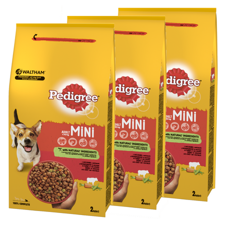 PEDIGREE Vital Protection Sucha Karma Dla Psa 3x2kg z Wołowiną i Warzywami
