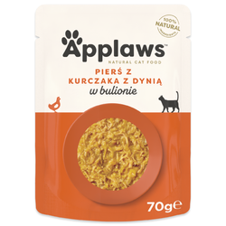 Applaws Cat Mokra Karma Dla Kota 70g Pierś z Kurczaka z Dynią w Bulionie