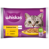 WHISKAS Senior Drobiowa Uczta 48x85g Mokra Karma Dla Starszego Kota w Galaretce Kawałki z Kurczakiem i Indykiem