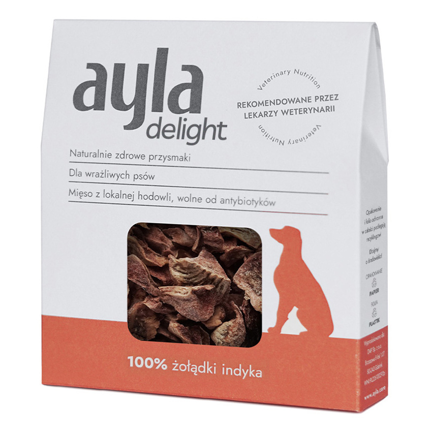 Przysmaki dla psa Ayla Żołądki Indyka