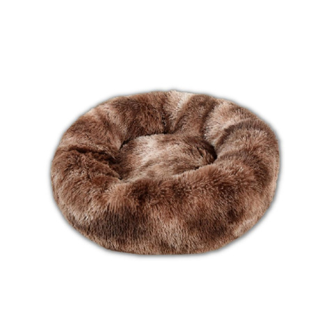 Legowisko Dla Psa I Kota Pluszowe L 70cm Ciepłe Karmelowe