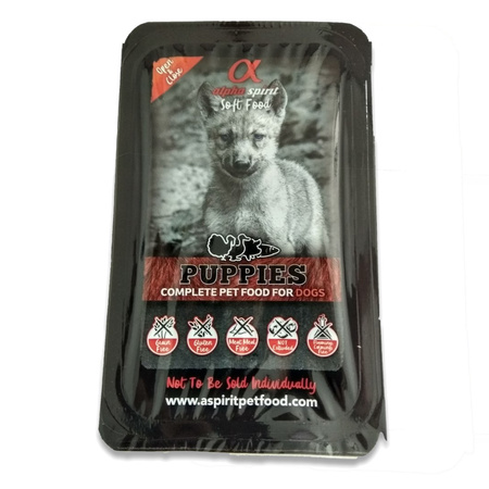 Alpha Spirit Puppies 10x 200g - Pełnoporcjowa Sucha Miękka Karma dla Szczeniąt