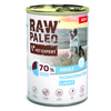 Raw Paleo Adult Monoprotein Light 6x400g Bezzbożowa Mokra Karma z Dorszem Dla Psów z Tendencją Do Nadwagi