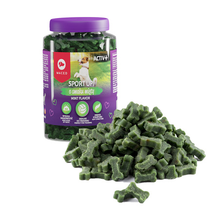 MACED ACTIVE+ SPORT UP! o smaku mięty 300G smakołyk treserki dla psów