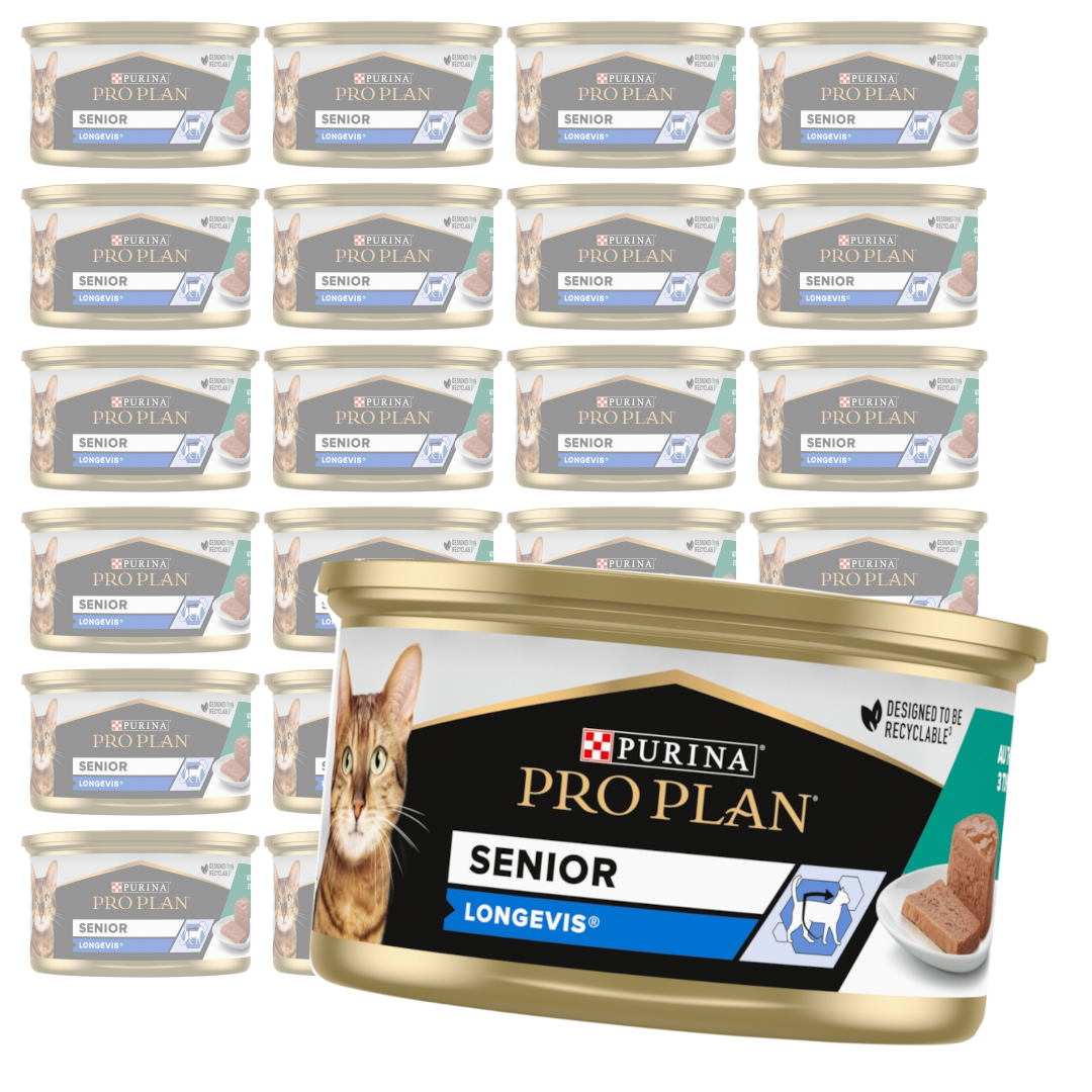 Purina Pro Plan Senior Longevis Mokra Karma Dla Starszych Kotów Mus Z Tuńczykiem