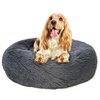 Pluszowe Legowisko Dla Psa I Kota M 60cm W Kolorze Ciemnoszarym