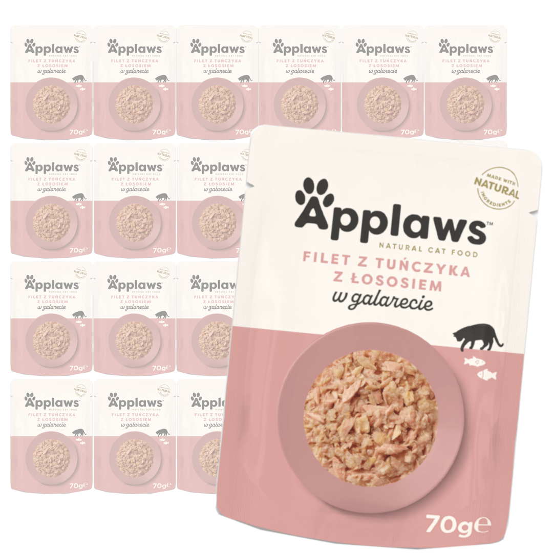 Applaws Cat Mokra Karma Dla Kota 70g Filet z Tuńczyka z Łososiem w Galaretce