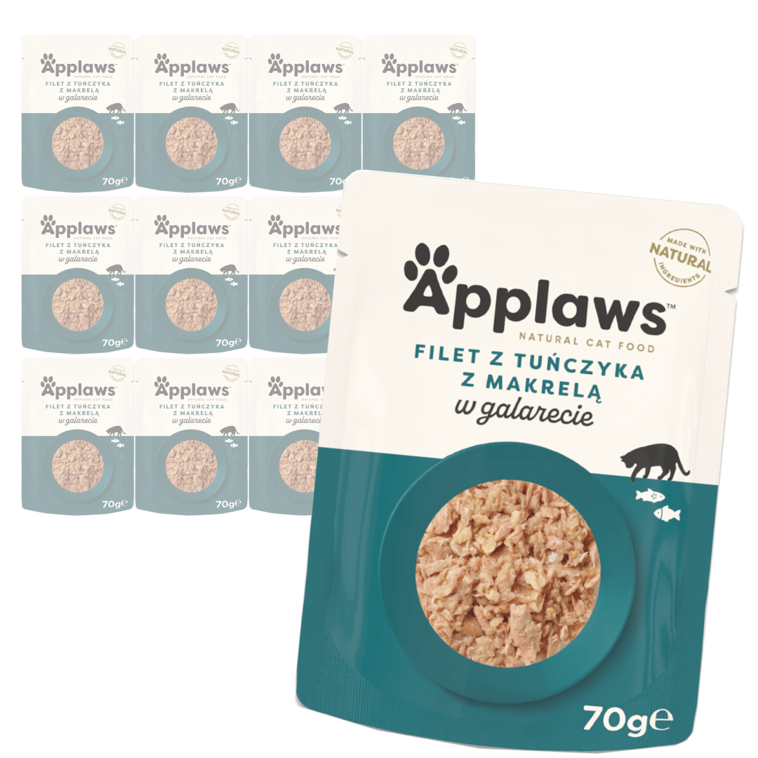 Applaws Cat Mokra Karma Dla Kota 70g Filet z Tuńczyka z Makrelą w Galaretce