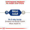 Royal Canin Maxi Adult Karma Sucha Dla Psów Dorosłych Ras Dużych 15kg + 3kg GRATIS
