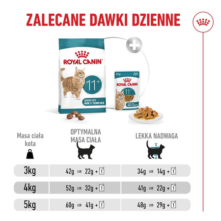 Royal Canin Ageing 11+ Karma Sucha 2kg Dla Kotów Dojrzałych Po 11 Roku Życia