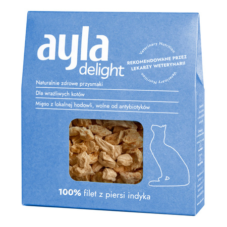 Ayla Delight Filet z Piersi Mix Smaków 6x28g Liofilizowany Przysmak Dla Kota 100% Mięsa