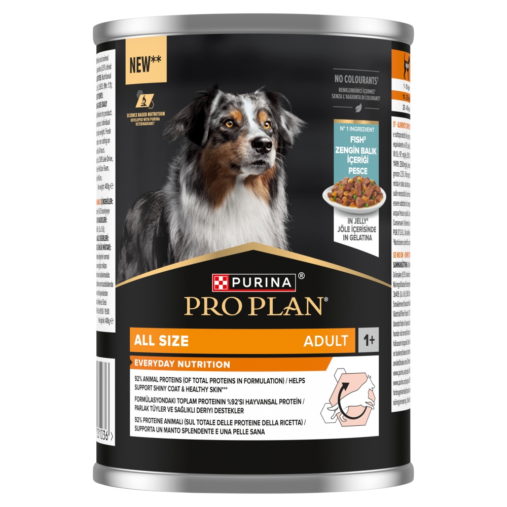 Purina Pro Plan Everyday Nutrition All Size Adult z rybą w galaretce