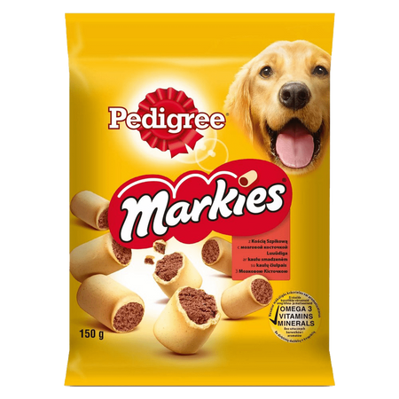 Przysmak Pedigree Markies 6x 150g kruche ciasteczka z kością szpikową