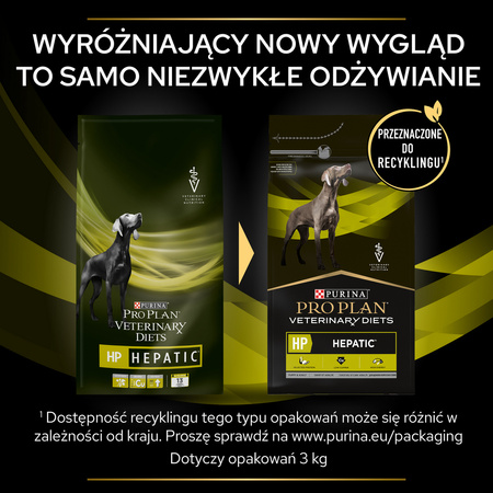 Purina Pro Plan Veterinary Diets HP Hepatic Sucha Karma Dla Psa 12kg Wspomaga Pracę Wątroby