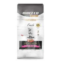 Biofeed Euphoria Fresh Turkey & Rabbit 8kg Sucha Karma Dla Szczeniąt Miniaturowych I Małych Ras Ze Świeżym Indykiem