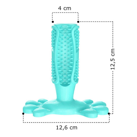 Gryzak Zabawka Dentystyczna Do Zębów Dla Psa L Kolor Turkusowy