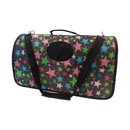 Transporter Torba Podróżna Dla Psa Kota Królika Składana Wzór Gwiazdki Rozmiar L