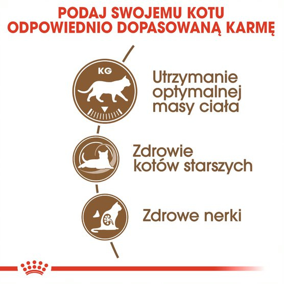 Karma Sucha Dla Kotów Dojrzałych Sterylizowanych Powyżej 12 Roku Życia