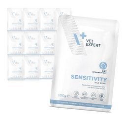 Vet Expert Sensitivity Mokra Karma Weterynaryjna Z Dzikiem 12x100g Dla Kotów Z Nietolerancją Pokarmową