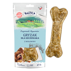 Baltica Gryzak Dla Szczeniaka Kość z Wołowiną 1 szt. Naturalny Przysmak Dla Psa