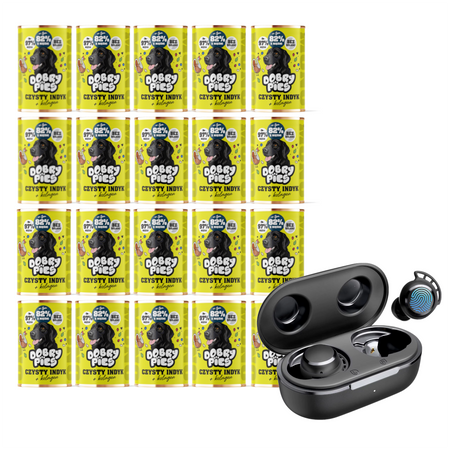 Dobry Pies Mono 20x400g Mokra Karma Dla Dorosłych Psów Z Alergią I Nietolerancją Indyk Z Kolagenem + GRATIS Słuchawki Tribit