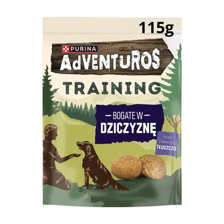 Purina Adventuros Training Przysmak Treningowy Dla Psa Z Dziczyzną 115g