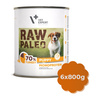ZESTAW Karma Mokra dla Szczeniąt VetExpert RAW PALEO Puppy Turkey 6x800g - z Indykiem