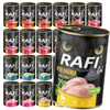 Rafi Cat Adult 24x400g Bezzbożowa Mokra Karma Dla Kota Mix 5 Smaków