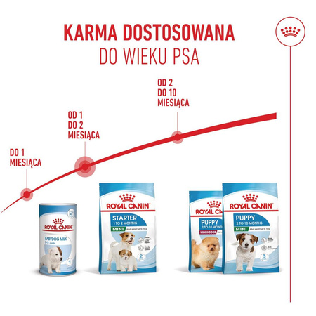 Royal Canin Mini Starter Mother & Babydog 1kg Karma Sucha Dla Suk W Ciąży I Okresie Laktacji Oraz Szczeniąt Ras Małych