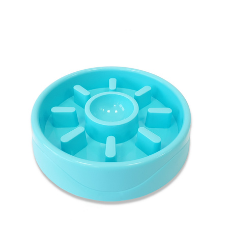 Miska Spowalniająca Jedzenie Dla Psa Kota Niebieska