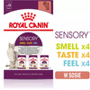 ROYAL CANIN Sensory Mix Smell Taste Feel w Sosie Zestaw 12x85g Mokra Karma Dla Kotów Wybrednych