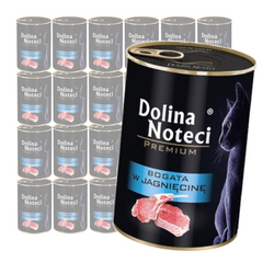Dolina Noteci Premium 24x400G Bogata W Jagnięcinę Mokra Karma Dla Kota