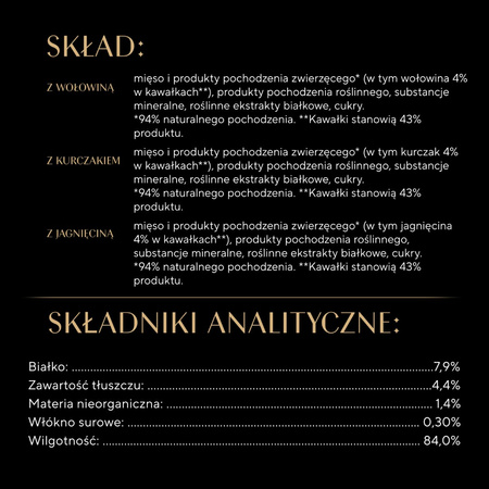 Sheba Fresh&Fine 6x50g Mokra Karma Dla Kotów W Sosie Z Wołowiną Kurczakiem Jagnięciną